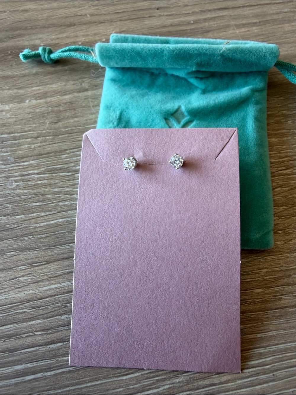 Brilliant Earth Diamond Stud 1/2 carat Earrings - Pouch Included
